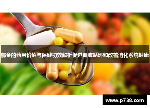 郁金的药用价值与保健功效解析促进血液循环和改善消化系统健康